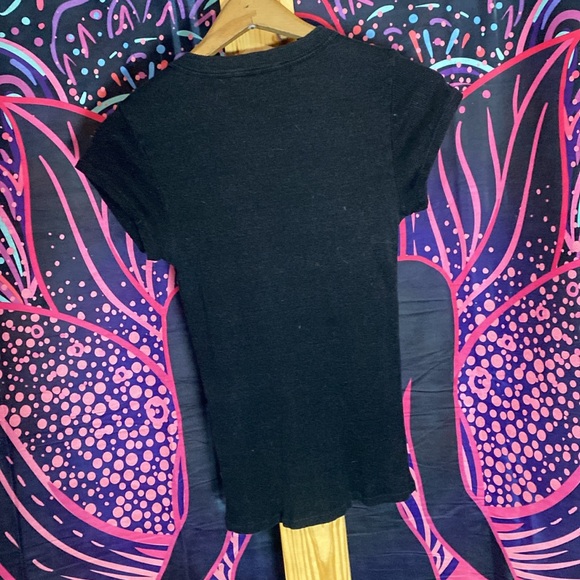Basic Black Tee - in a soft ribbed knit - Picture 3 of 5